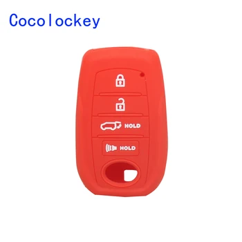 Cocolockey 4 Кнопки для Toyota Venza XLE Дистанционный Ключ 2021-2022 Силиконовый Чехол Для автомобильных Ключей БРЕЛОК Чехол Для Дистанционного Ключа Автозапчасть Автомобильный Аксессуар