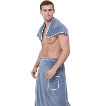 Мягкие Пляжные банные полотенца для бассейна, микрофибра, Быстросохнущее полотенце для взрослых, спа, Мужское полотенце для тела и лица, одеяло для бега, дорожный купальный халат