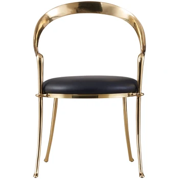 Легкая Роскошная мебель, Обеденный стул для ресторана в стиле постмодерн, Villa Club, Кофейня на заказ, Креативный дизайн, кресло для отдыха
