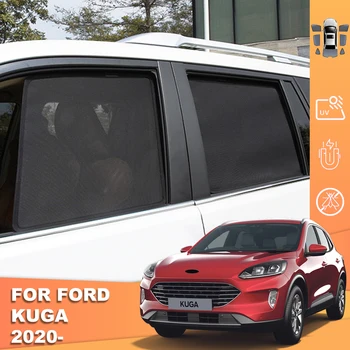 Для Ford Kuga Escape 2020 2021 2022 2023 Магнитный Автомобильный Солнцезащитный Козырек Переднее Лобовое Стекло Шторка Заднее Боковое Окно Солнцезащитный Козырек