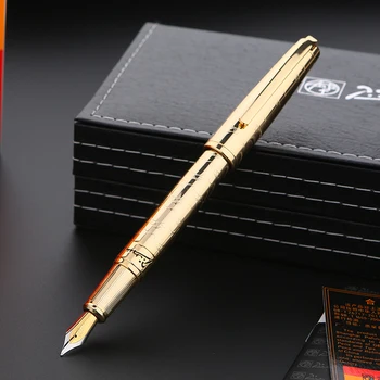 Деловые подарки Picasso Pimio 918 Роскошная Золотая Авторучка с иридиевым наконечником 0,5 мм, Металлические ручки для рисования, Канцелярские принадлежности