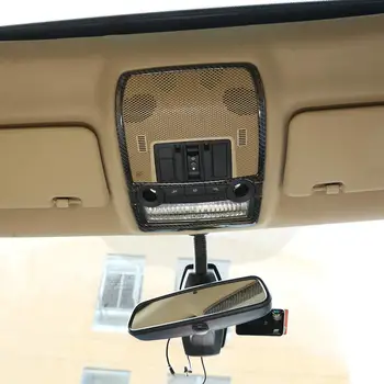 Мягкая автомобильная лампа для чтения в первом ряду из углеродного волокна, рамка, наклейка для BMW X5 E70 X6 E71 2008-2013