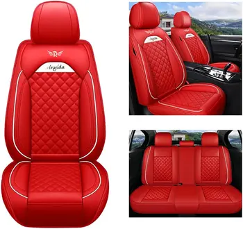 Кожаный чехол для автомобильного сиденья Peugeot 2012-2023, Универсальная Роскошная защитная подушка для сиденья, Аксессуары для интерьера