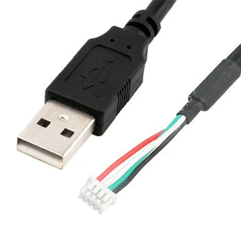 Кабель USB2.0-4P MX1.25 4P MX1.25 Женский-USB 2.0 Женский/мужской USB-Dupont 4-контактный кабель для передачи данных 50 см