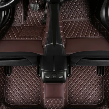 Изготовленные на заказ автомобильные коврики для Mitsubishi Eclipse Cross 2021-2022 годов, Салон из искусственной кожи, 100% Подходящие Детали, Автомобильные Аксессуары