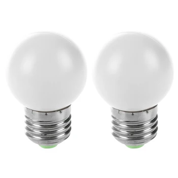 2X E27 Светодиодная лампа белого цвета Пластиковая лампа (мощность 0,5 Вт Белого цвета)