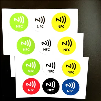 6шт NFC-Меток Наклейки NFC213 Этикетка Rfid-Метка Карта Клейкие Ключевые Бирки Металлические NFC-Наклейки для телефонов NFC На Все NFC-телефоны llavero Token