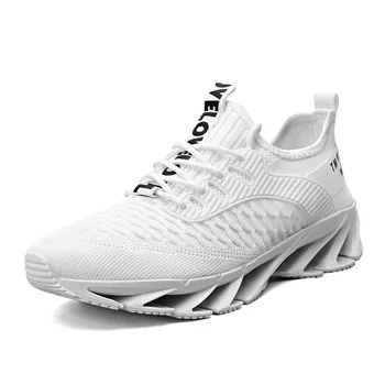 Мужская дизайнерская спортивная обувь 2023, весна-осень, модные сетчатые дышащие кроссовки для бега, мужские кроссовки на платформе Zapatos De Hombre
