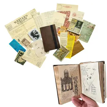 Дневник Грааля Индианы Джонса, реквизитный дневник со скрытыми драгоценными отложениями, подарок для заядлых киноманов, блокнот на спирали в стиле Ретро, горячая забава