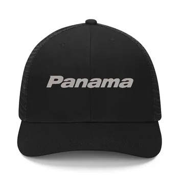 Шляпа с вышивкой флага Панамы, Мужская Женская спортивная бейсболка, дышащая сетка, Летний солнцезащитный козырек, Головные уборы, Изготовленные на заказ, Кепки с логотипом
