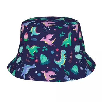 Динозавры Шляпа Модная Солнцезащитная Кепка Уличная Рыбацкая шляпа для женщин и мужчин Подростковые Пляжные кепки Рыболовная кепка