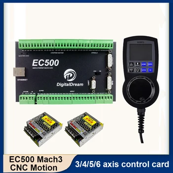 EC500 460 кГц /4/5/6 Контроллер движения с ЧПУ Axis Mach 3 с подвеской NVMPG Для фрезерного станка с ЧПУ Фрезерный станок с блоком питания 75 Вт