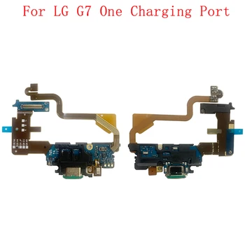 USB Разъем для зарядки Плата порта Гибкий кабель для LG G7 One Q910 Запчасти для ремонта разъема для зарядки