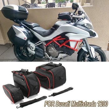 Для Ducati Multistrada 1200 от 2015 1260/950 от 2017 Мотоциклетная Сумка для Хранения Багажных Сумок Боковая Коробка Сумка Внутренняя Сумка Втулка