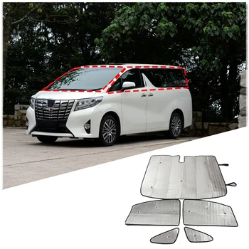 Для Toyota Alphard 2015-2023 Солнцезащитные козырьки на лобовое стекло Автомобиля Солнцезащитные козырьки Водонепроницаемая теплоизоляционная защитная крышка