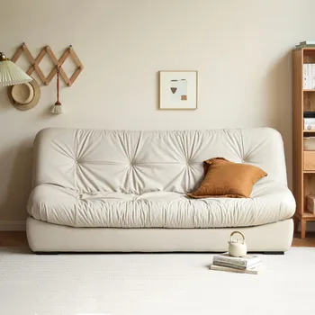 Ленивый диван в скандинавском стиле, мягкий складной дизайн, Минималистский Деревянный диван-губка для ног, декор для гостиной, Канапе, салон, Умная мебель
