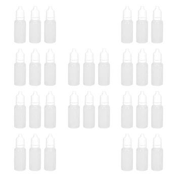 1000ШТ 15 мл Пустых пластиковых сжимаемых флаконов-капельниц для глазных капельниц для жидкости многоразового использования