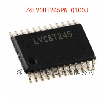 (5ШТ) 74LVC8T245PW-Q100J 8-Разрядный Трансивер с двойным преобразованием мощности, Трехфазная интегральная схема TSSOP-24 74LVC8T245PW