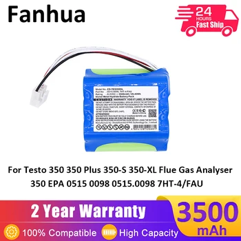 Батарея Fanhua 3500 мАч Для Анализатора дымовых газов Testo 350 350 Plus 350-S 350-XL 350 EPA 0515 0098 0515.0098 7HT-4/FAU