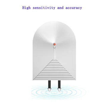 Интеллектуальное обнаружение утечки с частотой 433 МГц, Высокочувствительный детектор уровня воды, настенная беспроводная сигнализация погружения в воду