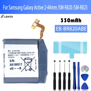 Аккумулятор EB-BR820ABY Для Samsung Galaxy Active 2-44 мм SM-R820 SM-R825 2-44 мм Оригинальной емкости Для Часов Bateria