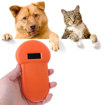 Считыватель чипов для животных 134,2 кГц Ручной сканер микрочипов для домашних животных, заряжаемый от USB для управления животными на ферме, отслеживания и идентификации домашних животных