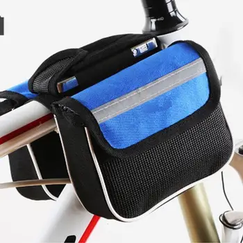 Велосипедные сумки, сумка для велосипедной рамы, непромокаемая сумка для горного Велосипеда, двусторонняя сумка для велосипедного телефона, седельная сумка