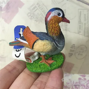 пвх фигурка модель игрушки цвет Мандаринская утка птица