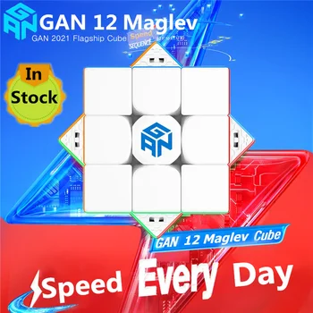 GAN 12 Maglev UV Magic Cube 3x3x3 Кубика Без Наклеек Профессиональный Gan12 M Leap Магнитный Пазл Cubo Magico GAN12 Maglev