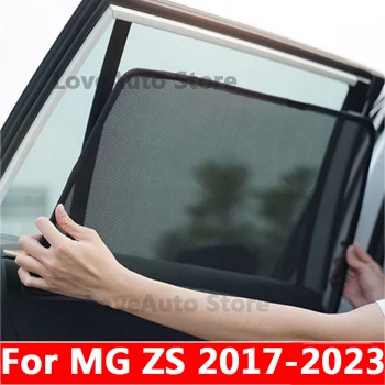 Для MG ZS EZS 2017-2023 Автомобильный магнитный солнцезащитный козырек на боковое окно, сетчатые шторы, козырек, крышка для защиты от ультрафиолетового излучения, Аксессуары