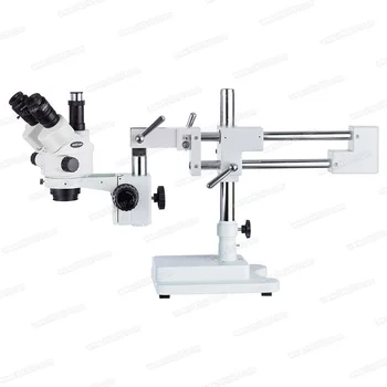 Микроскоп AmScope SM-4NTP 7X-45X, Стереофокальный Микроскоп с фиксируемым увеличением для двойного рычага B