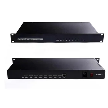 IPTV-головное устройство с низкой стоимостью 4, 8 или 12-канальный IPTV-кодировщик super h.264 h.265