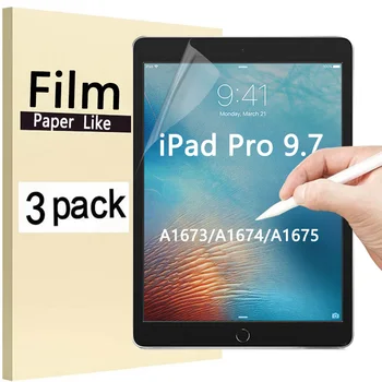 Бумажная пленка Для Apple iPad Pro 9,7 2016 A1673 A1674 A1675, Матовая ПЭТ-защитная пленка для планшета