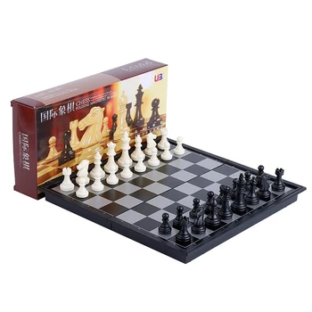 Новые Горячие Продажи Международные Шахматы Китайские Шахматные Шашки Складная Магнитная доска Шахматная игра 3 Размера