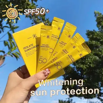 Портативный Изолирующий Солнцезащитный крем Spf 50 + Солнцезащитный крем Для лица и Тела, Отбеливающий Защитный крем UV Outdoor K5A5
