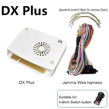Топ!-5000 В 1 DX Plus Аркадная игровая консоль Jamma Материнская плата + 4,8 мм кабель Jamma Для Pandora Saga Box DX Plus HD VGA CGA CRT
