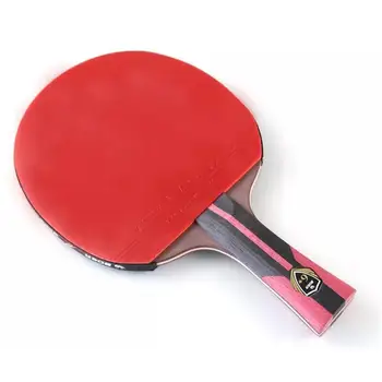 Профессиональная теннисная ракетка для настольного тенниса Серии Boer Star С короткой Длинной ручкой, Двойные Прыщи на лице, Резиновая ракетка для пинг-понга с чехлом