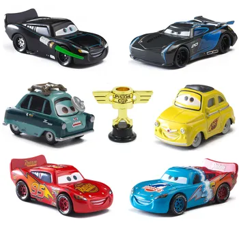 Disney Pixar Cars 3 Поршневая Чашка Черный Дарт Вейдер Матер Звездные Войны Молния Маккуин 1:55 Литая Под давлением Металлическая Модель Автомобиля Игрушка Для Малыша Мальчика