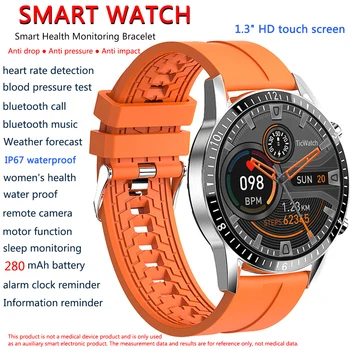 2023 новые спортивные смарт-часы на открытом воздухе для мужчин с 1,3-дюймовым экраном, водонепроницаемые, поддержка Bluetooth-вызова, умные часы Health Monito для IOS Android