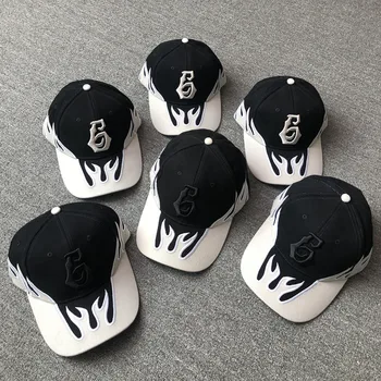 Kanye666 Мужская кепка с логотипом Kanye West 6, Высококачественная бейсбольная кепка с надписью Street DONDA Flame, повседневная гоночная уличная одежда