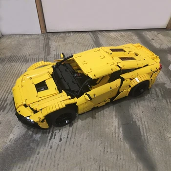 MOC-20510 Rezvani Beast Alpha Строительный блок Спортивный радиоуправляемый автомобиль Электрическая игрушечная модель для детского подарка