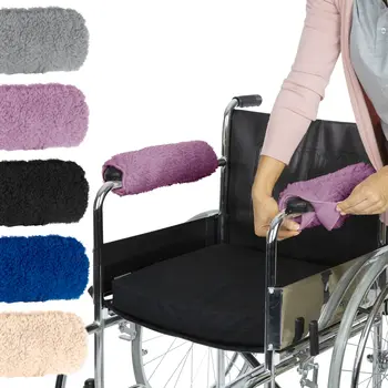 Чехлы на подлокотники-подушка из овчины с эффектом памяти для кресел и инвалидных колясок, мягкая поддерживающая подушка, аксессуары для мягкого подлокотника