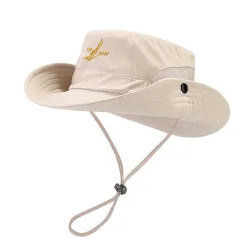2023 Весна Лето, Хлопковая Шляпа-ведро с вышивкой букв, Шляпа Рыбака, Солнцезащитная кепка для путешествий на открытом воздухе Для мужчин и женщин 156