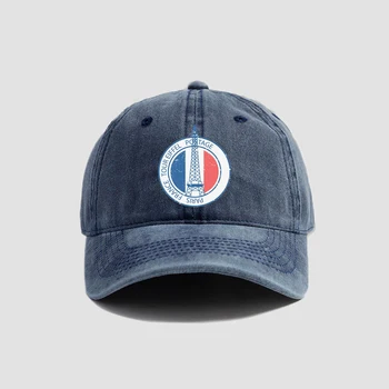 Флаг Франции с принтом Унисекс, Мягкая кепка-кепка, Регулируемые бейсболки, Винтажная шляпа для папы, Синие шляпы для мужчин, женские Летние