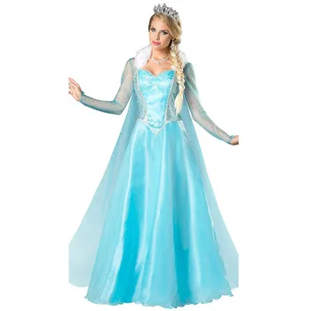 Принцесса Анна Эльза, Королева для девочек, карнавальный костюм, вечернее платье, платье королевы, Маскарадный костюм Феи на Хэллоуин для женщин