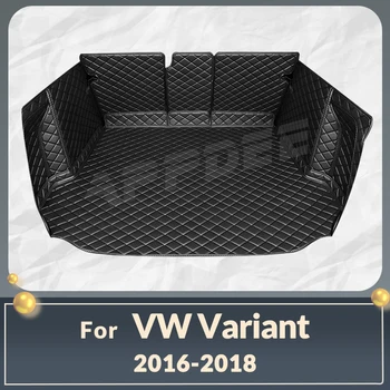 Автоматический коврик для багажника с полным покрытием для VOLKSWAGEN VW Variant 2016-2018 17, Накладка для багажника автомобиля, аксессуары для защиты салона автомобиля