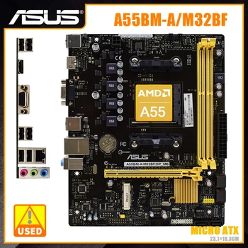 Материнская плата ASUS A55BM-A/M32BF Чипсет AMD A55 FCH 2 × DDR3 DIMM 32G Socket FM2 + Socket 6 × Интерфейс SATA II processador Pc Gamer