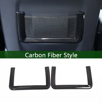 Карбоновое волокно для Land Rover Range Rover Sport 14-17 Evoque 2012-17, ABS Задняя накладка на спинку сиденья для Discovery Sport