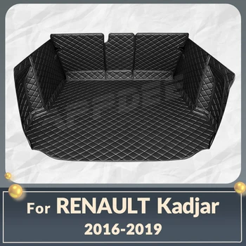 Автоматический коврик для багажника с полным покрытием для внедорожника Renault Kadjar 2016-2019 17 18, Автомобильный коврик для багажника, Аксессуары для защиты салона автомобиля
